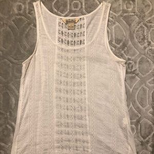 White Lucky Brand Tank